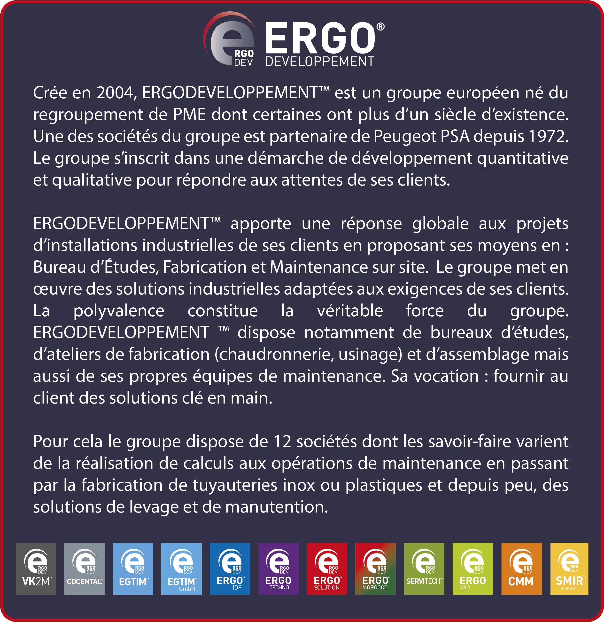 Presentation Ergodev photo